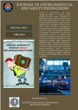 View Vol. 1 No. 3 (2022): October - Journal of Environmental and Safety Engineering (JESE)